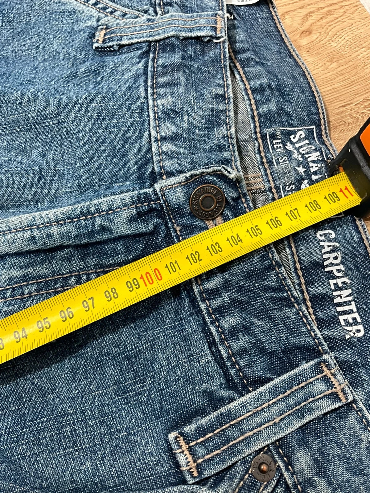 Jean Levi’s Homme  Carpenter W36 L30 Workwear Vintage 100% Coton Bleu  Lvh 106 – photo 14